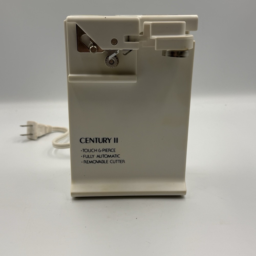 Century II 12819 MCM Electric Automatic Can Opener Touch & Pierce Tested Working